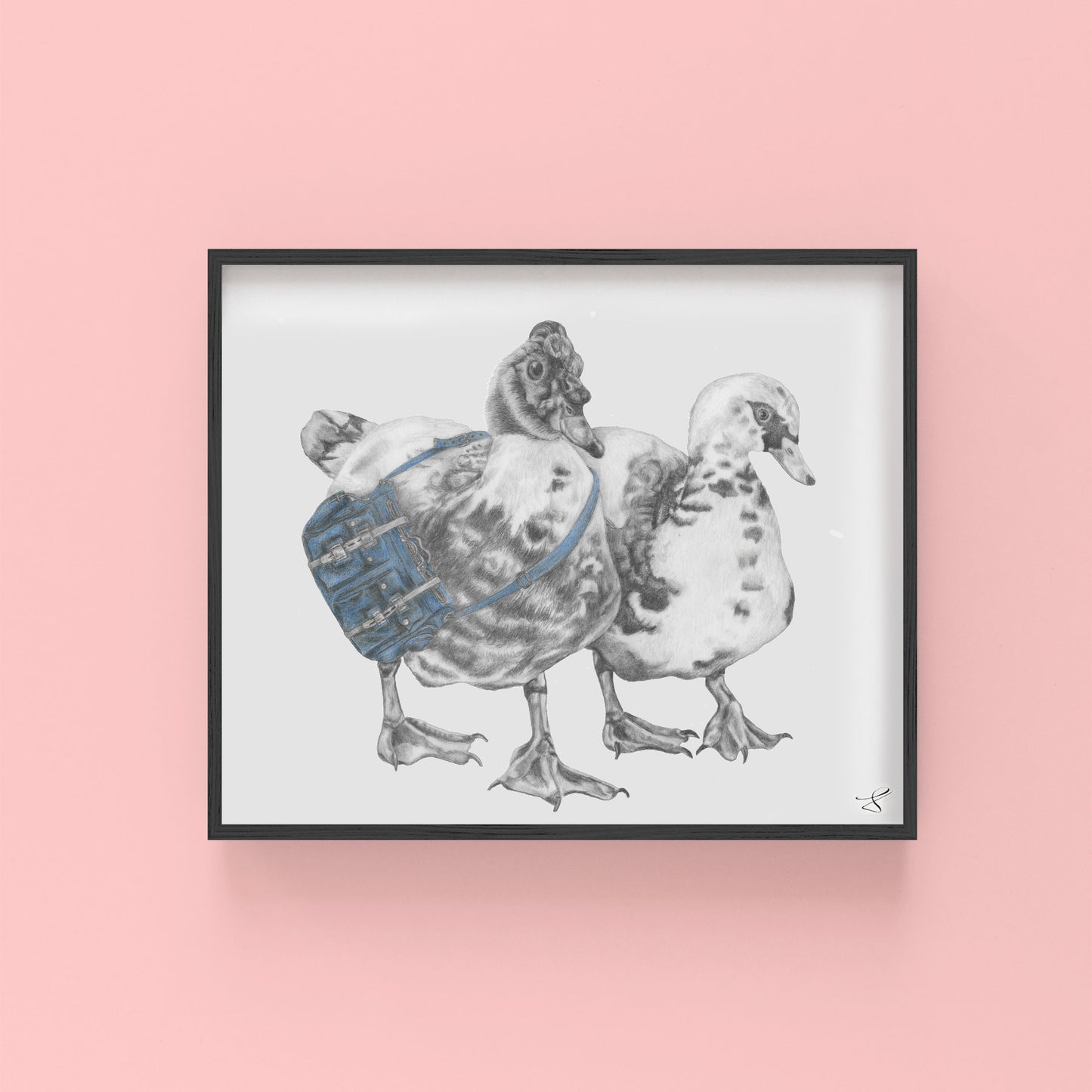 Pepe & Rory Peterborough Muscovy Duck Portrait Study