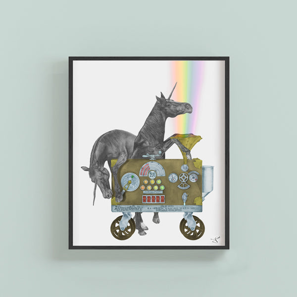 Ruby Jezebel & Jackpot Flame Unicorn Portrait Study