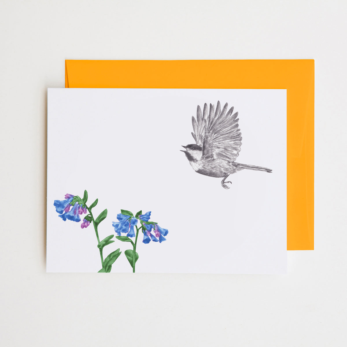 Helena Chantevie Chickadee Note Card