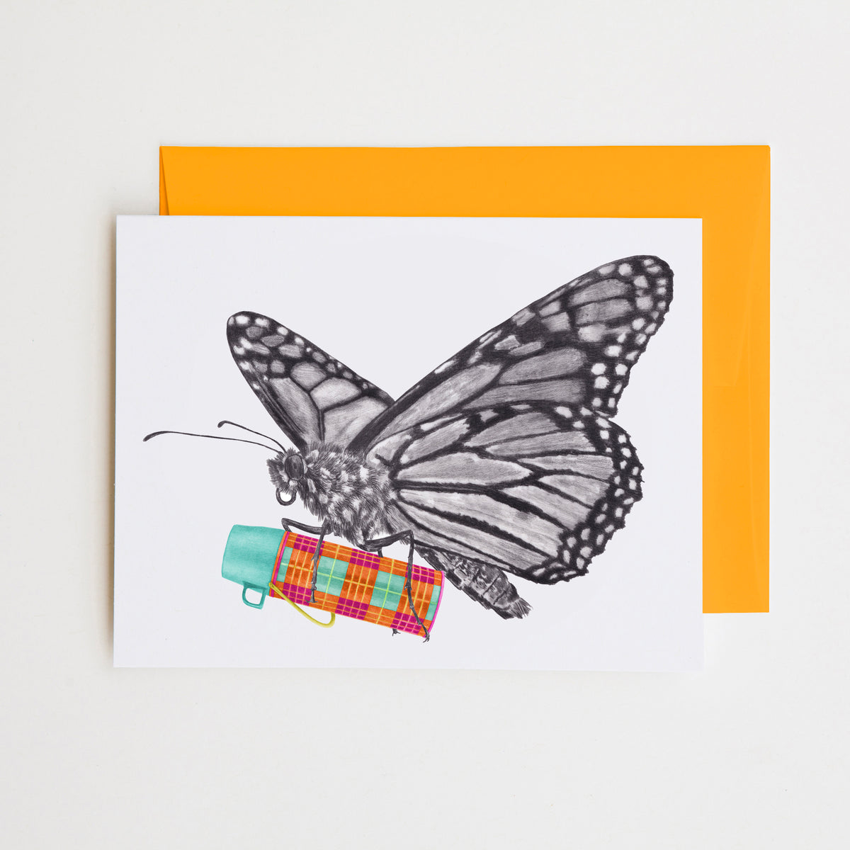 Clara Halley Monarch Butterfly Note Card