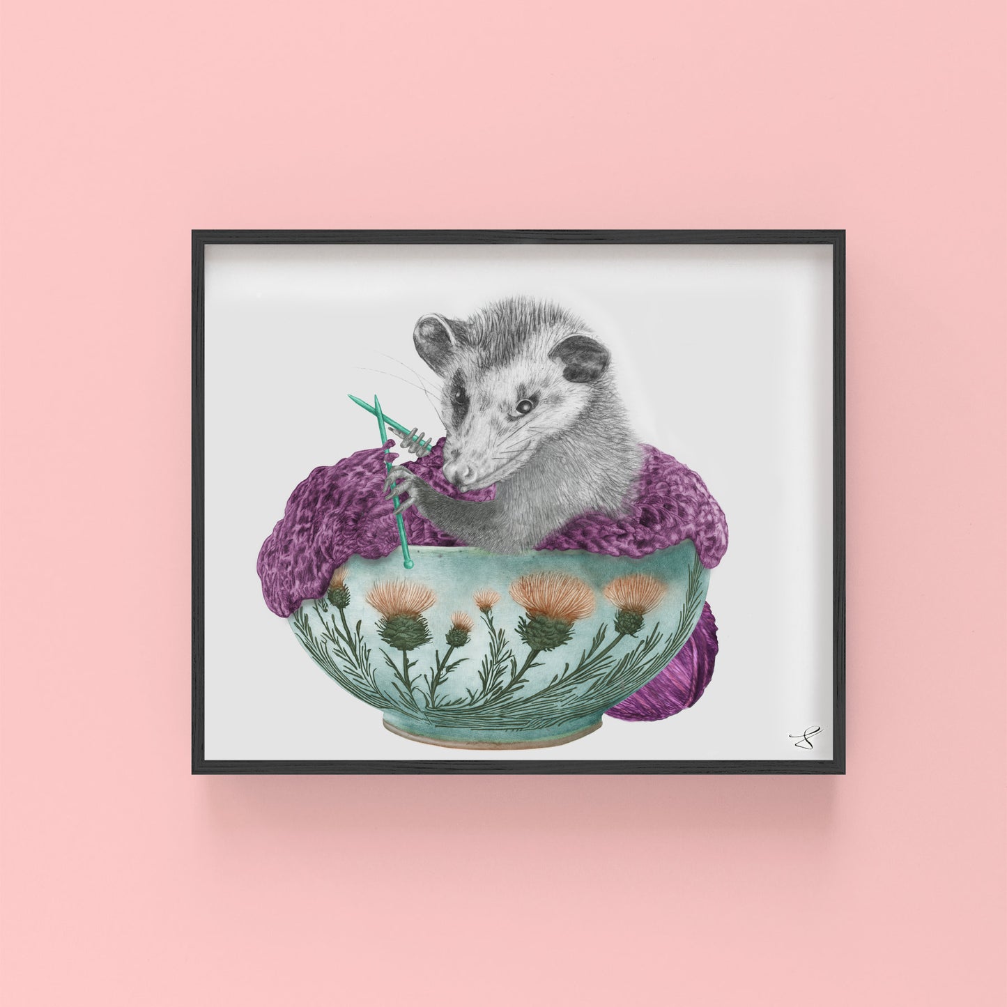 Fable Stover Opossum Portrait Study