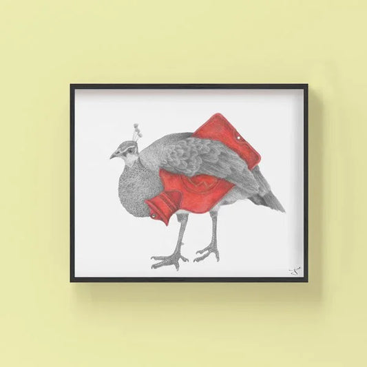 Abby Lirida Peahen Portrait Study