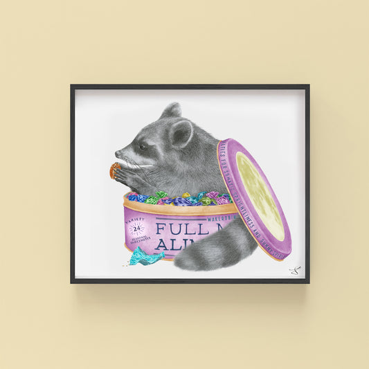 Fifito Thursday Raccoon Portrait Study