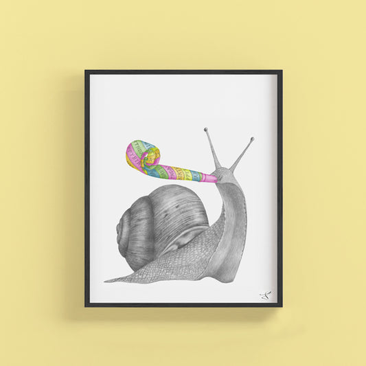 Herbie Homestead Brown Garden Snail Portrait Study