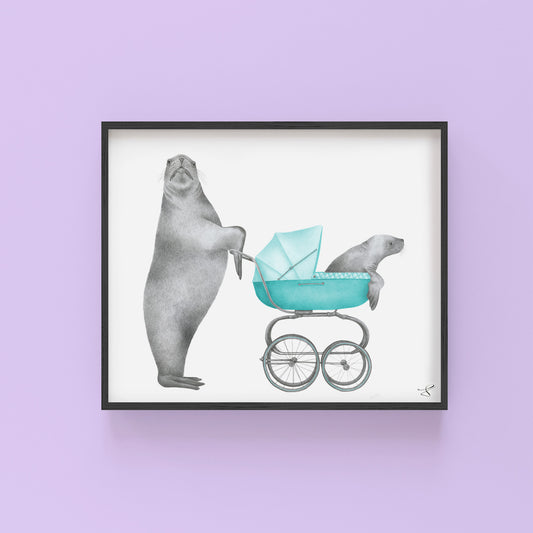 Easton & Mino Scarborough Steller Sea Lion Portrait Study