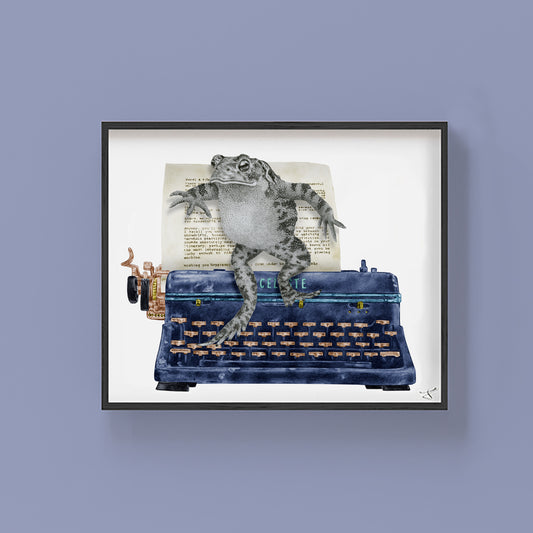 Stuart Bleuet American Toad Portrait Study