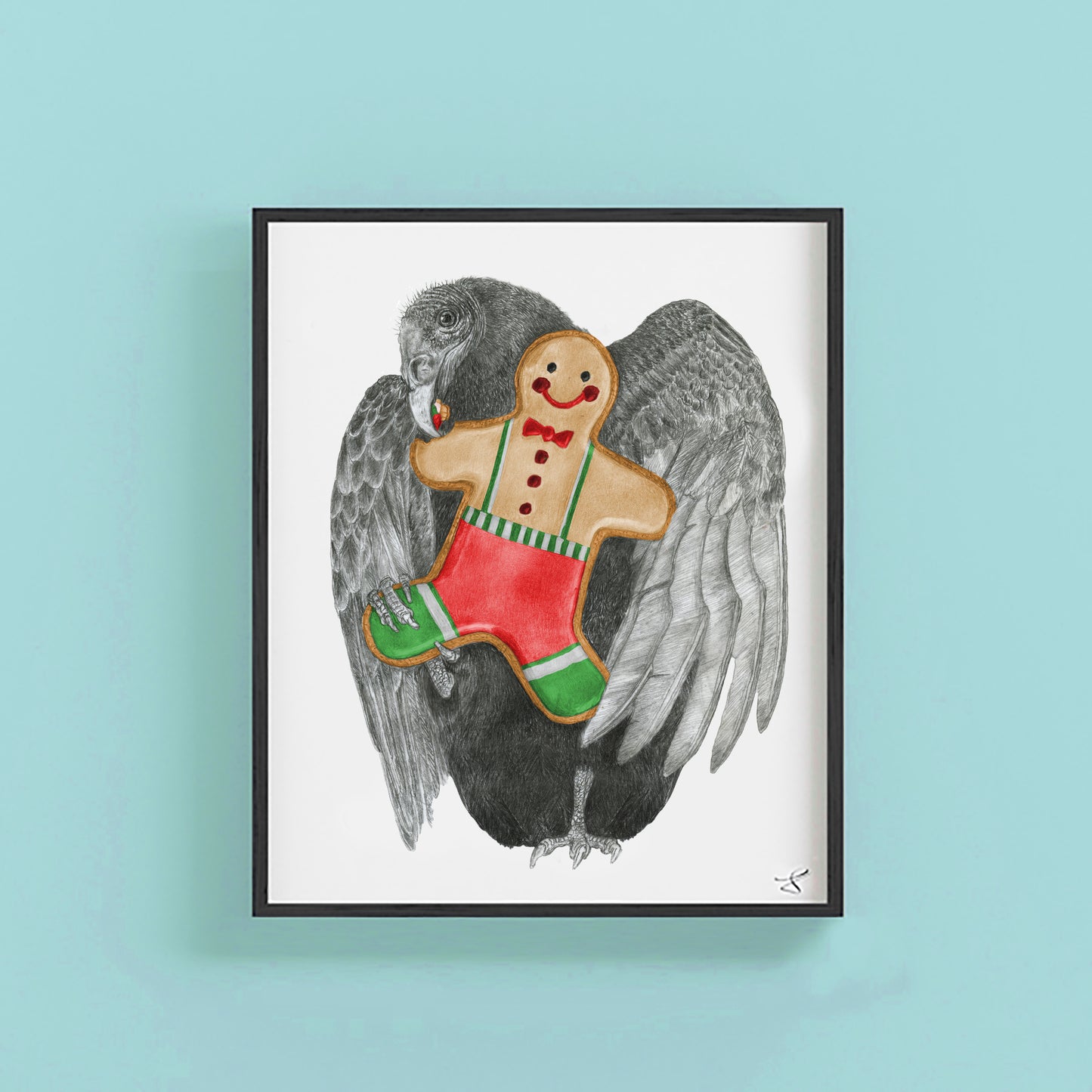 Barnaby Butters Turkey Vulture Portrait Study