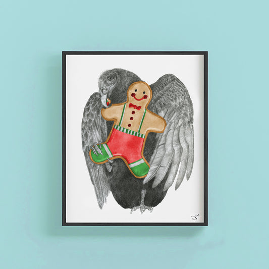 Barnaby Butters Turkey Vulture Portrait Study