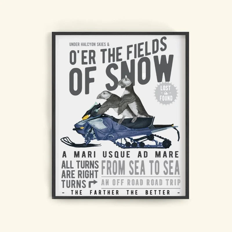 Hazel & Filbert Ensueno Puffin Motivational Poster