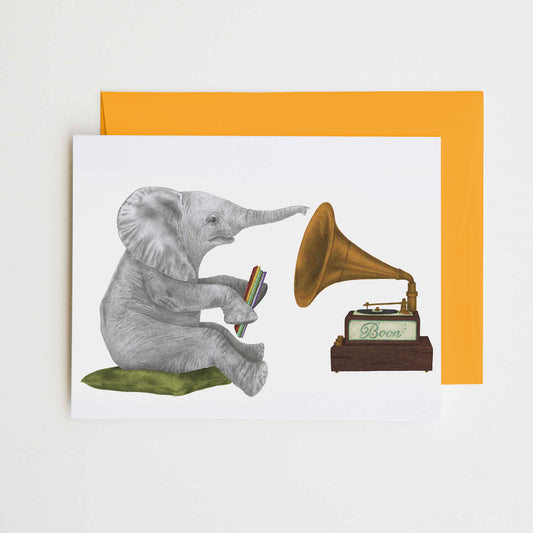 Newton Chapel African Elephant Note Card
