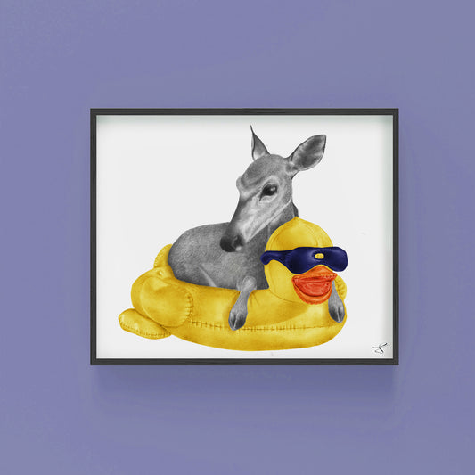 Orillia Kay Key Deer Portrait Study